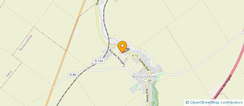 localisation de l'entreprise MADAME ANNE-SOPHIE VALAT  BUSSY-LETTREE