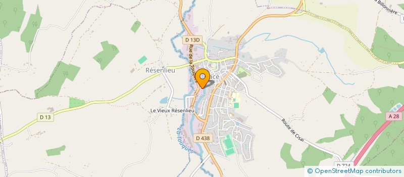 localisation de l'entreprise MADAME ANNE-SOPHIE VALLET à GACE