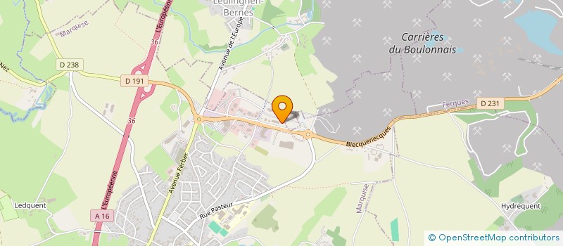 localisation de l'entreprise MADAME ANNE-SOPHIE VANDAMME  MARQUISE