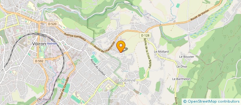 localisation de l'entreprise MADAME ANNE SOPHIE VANET  VOUREY