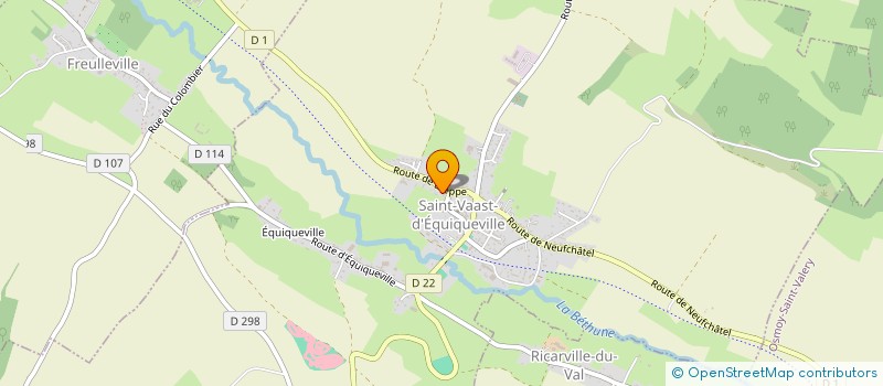 localisation de l'entreprise MADAME ANNE-SOPHIE VANKEMMEL  SAINT-VAAST-D'EQUIQUEVILLE