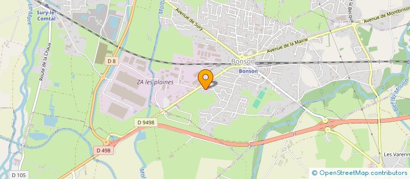 localisation de l'entreprise MADAME ANNE-SOPHIE VAULOUP  BONSON