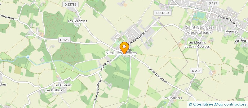 localisation de l'entreprise MADAME ANNE-SOPHIE VEBER  NIEUL-LES-SAINTES