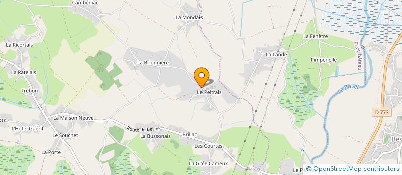 localisation de l'entreprise MADAME ANNE SOPHIE VEILLAUD  CROSSAC