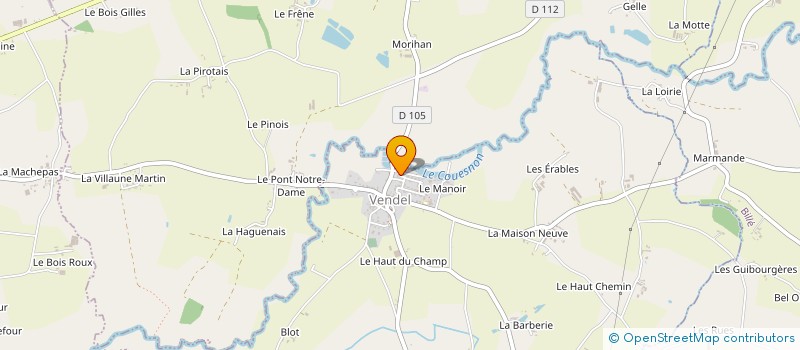 localisation de l'entreprise MADAME ANNE-SOPHIE VERBECK  RIVES-DU-COUESNON