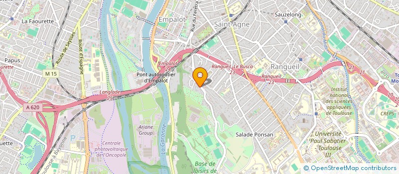 localisation de l'entreprise MADAME ANNE-SOPHIE VERNET  TOULOUSE