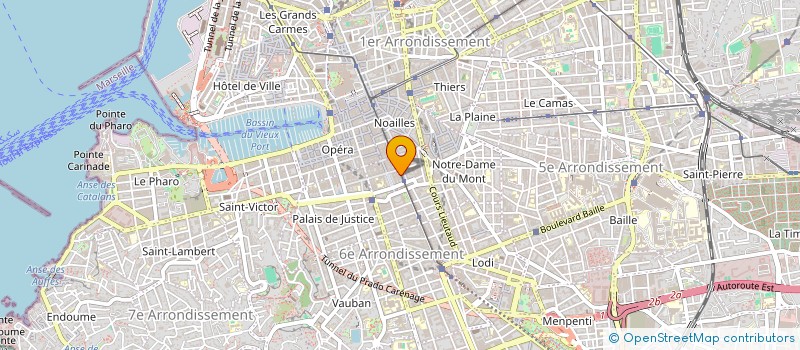 localisation de l'entreprise MADAME ANNE SOPHIE VERT  MARSEILLE