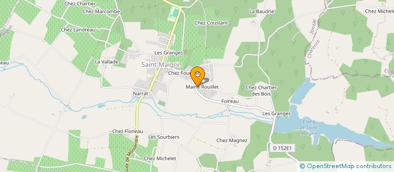 localisation de l'entreprise MADAME ANNE SOPHIE VIGNERON  SAINT-MAIGRIN