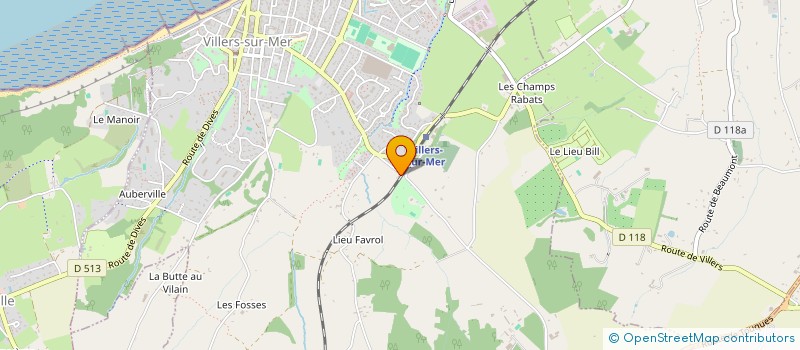localisation de l'entreprise MADAME ANNE-SOPHIE VILLEDIEU DE TORCY à VILLERS-SUR-MER