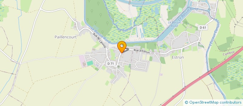 localisation de l'entreprise MADAME ANNE-SOPHIE WACHEUX  PAILLENCOURT