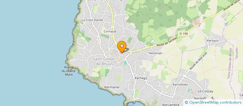 localisation de l'entreprise MADAME ANNE-SOPHIE WILCZAK  SAINT-GILDAS-DE-RHUYS