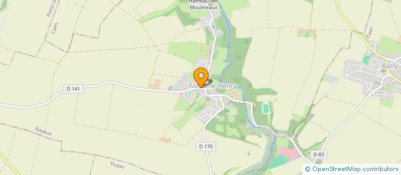 localisation de l'entreprise MADAME ANNE-SOPHIE XHAARD  FONTAINE-HENRY