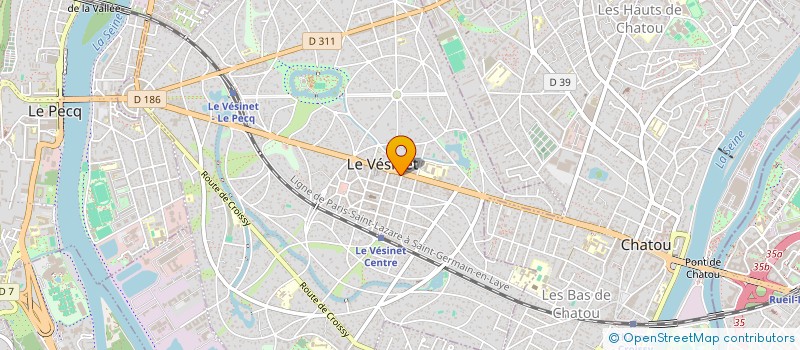 localisation de l'entreprise MADAME ANNE-SOPHIE YOO  LE VESINET