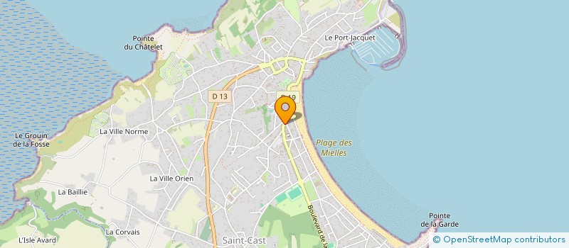 localisation de l'entreprise MADAME ANNE SOPHIE YVER  SAINT-CAST-LE-GUILDO