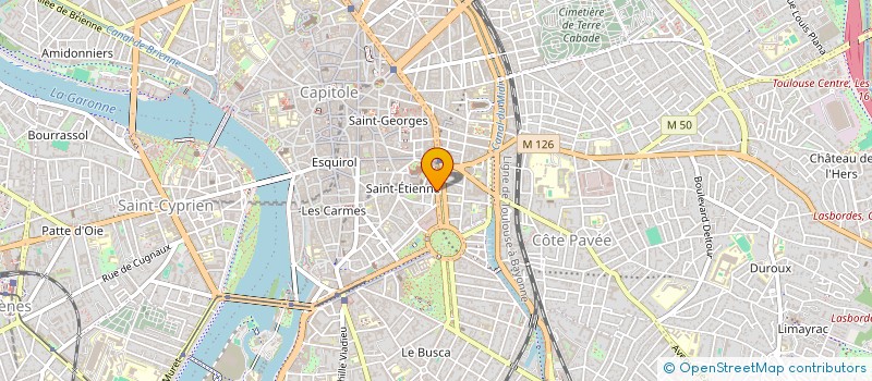 localisation de l'entreprise MADAME ANNE-SOPHIE ZANGA  TOULOUSE