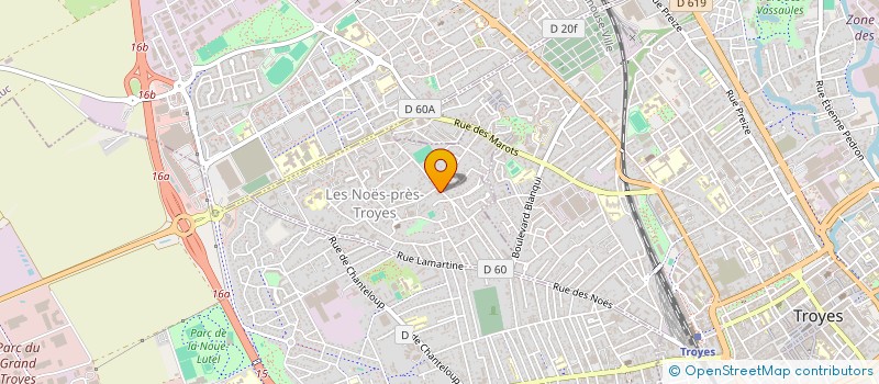 localisation de l'entreprise MADAME ANNE SORARUFF  LES NOES-PRES-TROYES