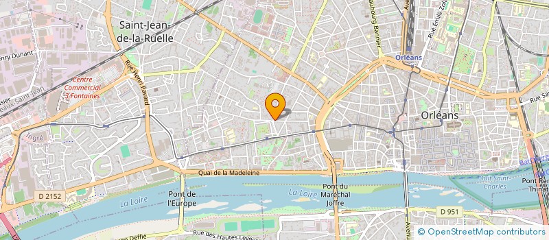 localisation de l'entreprise MADAME ANNE SORIN à ORLEANS