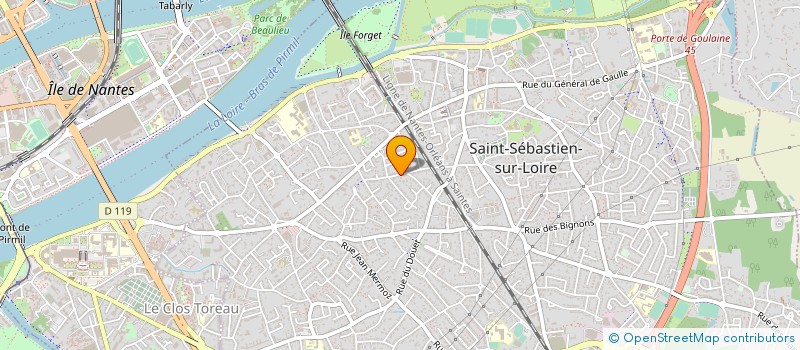 localisation de l'entreprise MADAME ANNE SOURDAIN à SAINT-SEBASTIEN-SUR-LOIRE