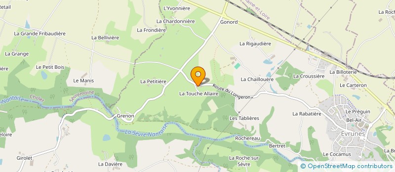 localisation de l'entreprise MADAME ANNE SOURISSEAU  MORTAGNE-SUR-SEVRE