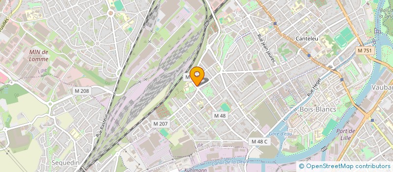 localisation de l'entreprise MADAME ANNE SPRIMONT à LILLE
