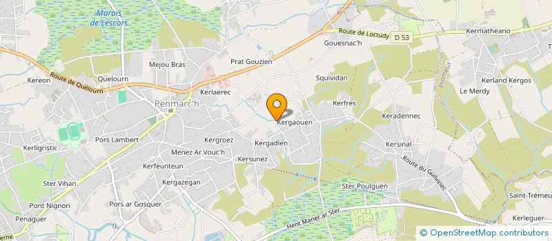 localisation de l'entreprise MADAME ANNE STENNE  PENMARCH