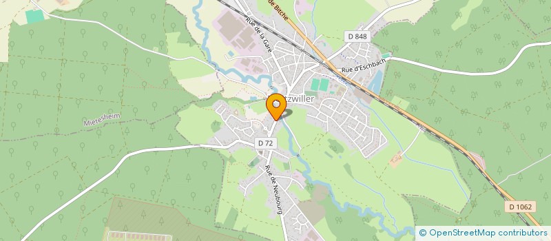localisation de l'entreprise MADAME ANNE STEPHANIE FILIPPI  MERTZWILLER