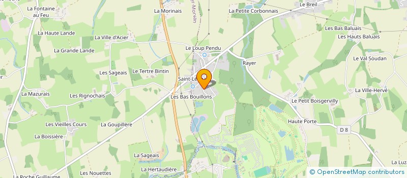 localisation de l'entreprise MADAME ANNE-STEPHANIE GIROUARD  SAINT-BROLADRE