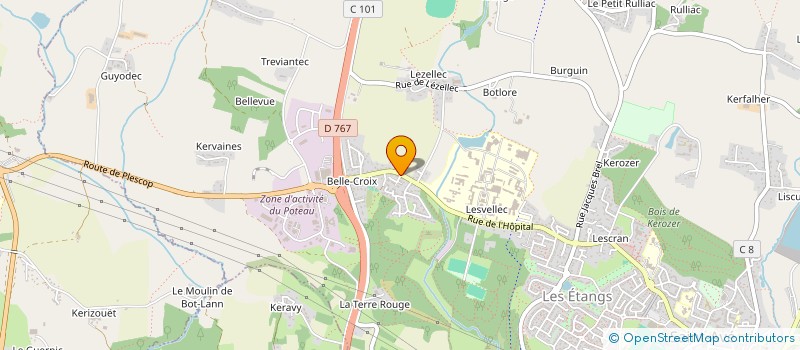 localisation de l'entreprise MADAME ANNE STEPHANT  SAINT-AVE