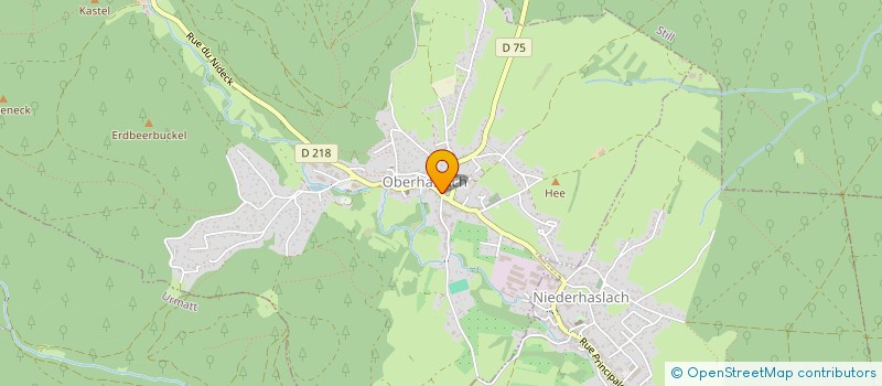 localisation de l'entreprise MADAME ANNE STROH  OBERHASLACH