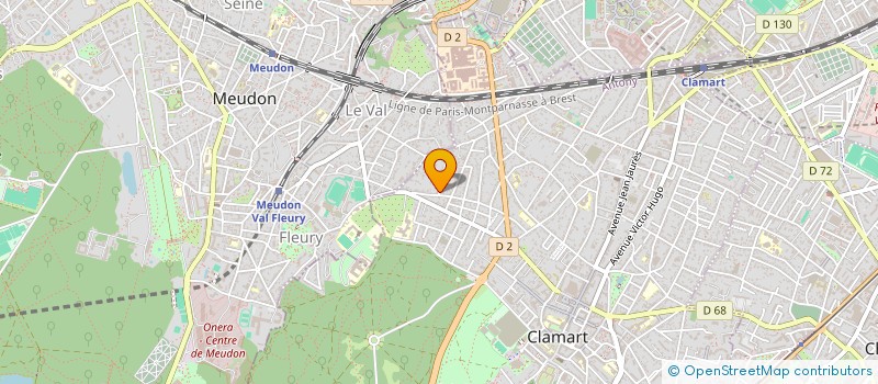 localisation de l'entreprise MADAME ANNE SURDON à CLAMART