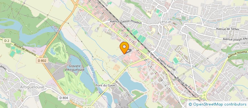 localisation de l'entreprise MADAME ANNE SURGENT  LESCAR