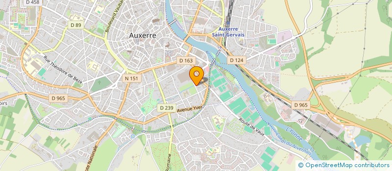 localisation de l'entreprise MADAME ANNE SUZANNE GINETTE BUREAU-MULLER à AUXERRE