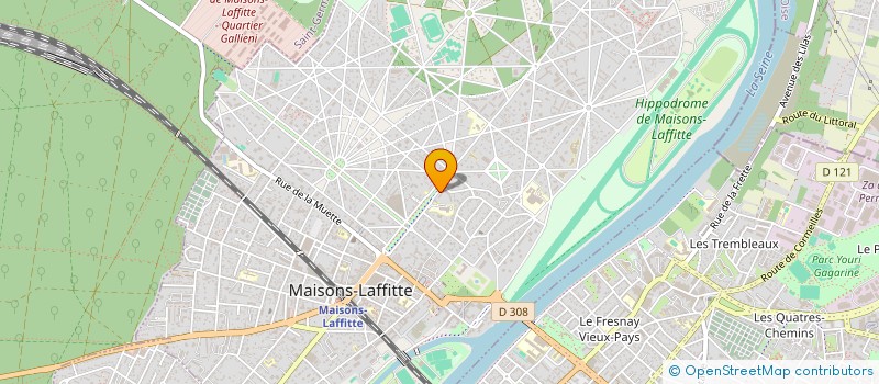 localisation de l'entreprise MADAME ANNE SUZE à MAISONS-LAFFITTE