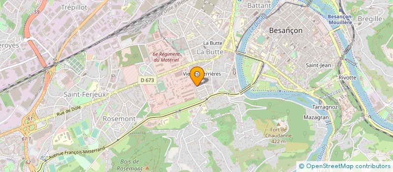 localisation de l'entreprise MADAME ANNE-SYLVIE BERROYER à BESANCON