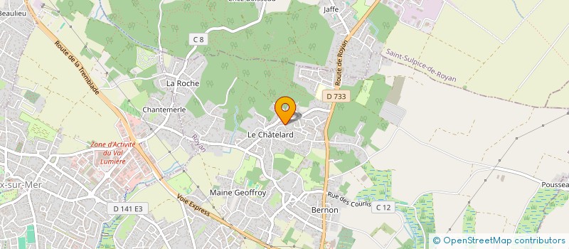 localisation de l'entreprise MADAME ANNE-SYLVIE CHAILLAT  ROYAN