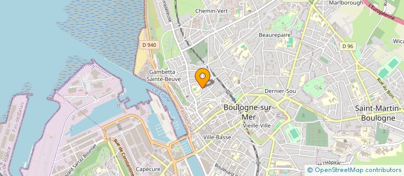 localisation de l'entreprise MADAME ANNE-SYLVIE DUISANT à BOULOGNE-SUR-MER