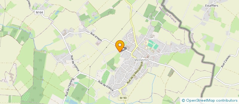 localisation de l'entreprise MADAME ANNE-SYLVIE FONTAINE  WILLEMS