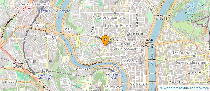 localisation de l'entreprise MADAME ANNE-SYLVIE GONNARD à LYON