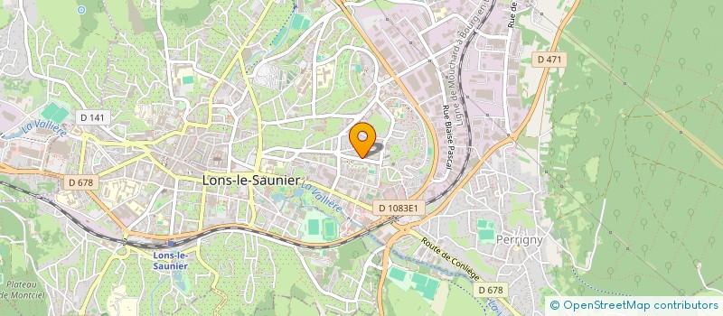 localisation de l'entreprise MADAME ANNE-SYLVIE NICOD à LONS-LE-SAUNIER