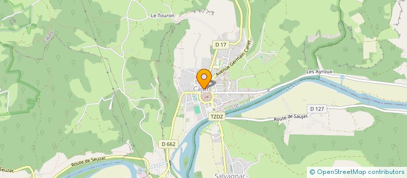 localisation de l'entreprise MADAME ANNE TABEL à CAJARC