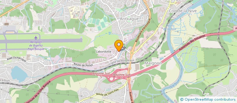 localisation de l'entreprise MADAME ANNE TACHET DES COMBES à ANGLET