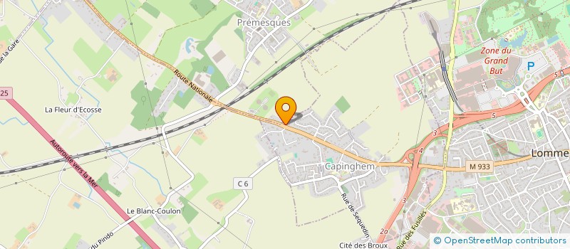 localisation de l'entreprise MADAME ANNE TAECKENS à CAPINGHEM