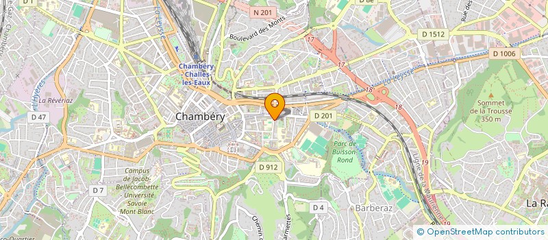 localisation de l'entreprise MADAME ANNE TANIERE  CHAMBERY