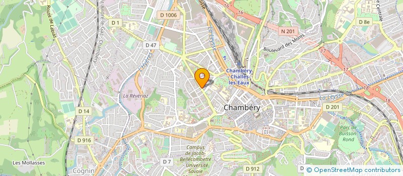 localisation de l'entreprise MADAME ANNE TANOUS à CHAMBERY