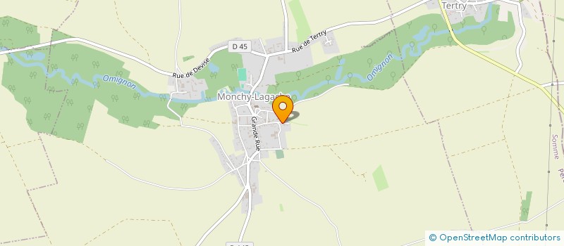 localisation de l'entreprise MADAME ANNE TARDIEU  MONCHY-LAGACHE