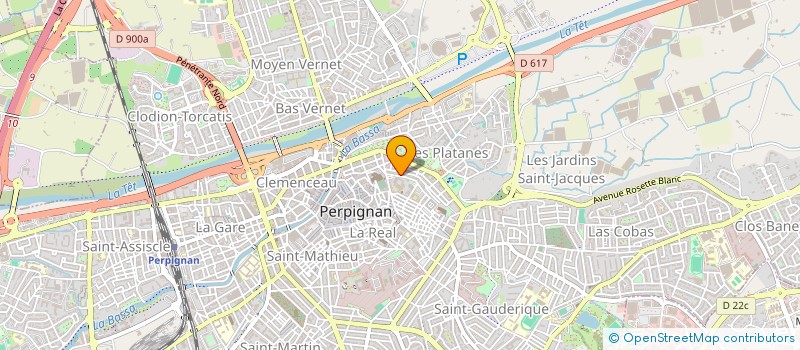 localisation de l'entreprise MADAME ANNE TARRAGONA  PERPIGNAN