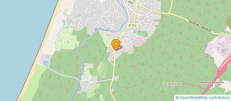 localisation de l'entreprise MADAME ANNE TAUTOU  CAPBRETON