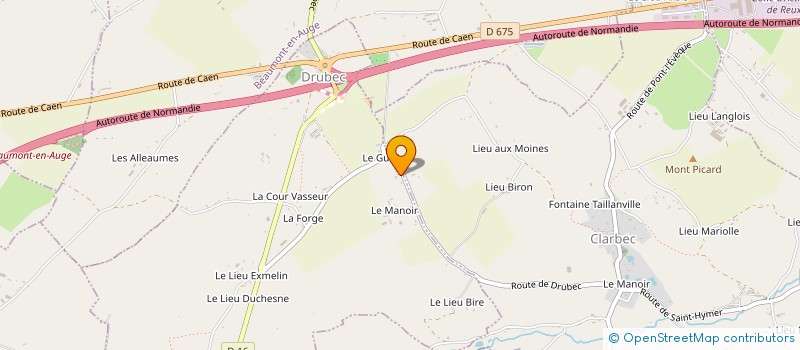 localisation de l'entreprise MADAME ANNE TELLIER  DRUBEC