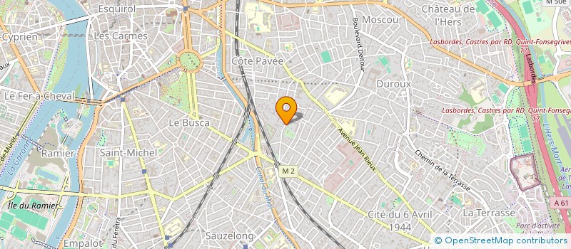 localisation de l'entreprise MADAME ANNE TERNIER à TOULOUSE