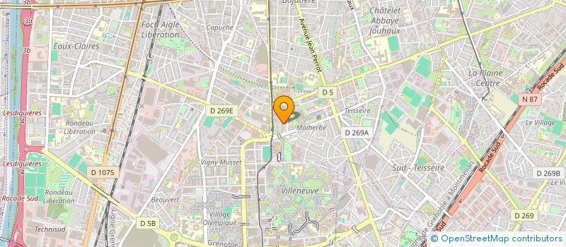 localisation de l'entreprise MADAME ANNE TERRAS  GRENOBLE